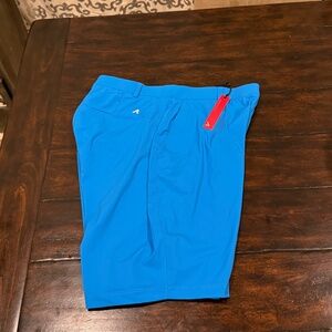 Redvanly Men's Large Ibiza Blue Hanover Pull-On Golf Shorts 9" MSRP $110